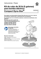 Graco Compact Dyna-Star CD1031 Instrucciones - Piezas