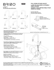 Brizo LITZE 63054LF Serie Manual Del Usuario