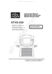 The Singing Machine STVG-559 Manual De Instruccion