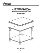 Powell 19A6052G Instrucciones De Montaje