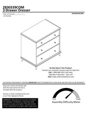 Ameriwood HOME 2830339COM Instrucciones De Montaje