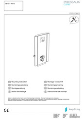 Pressalit Care R8142 Instrucciones De Montaje