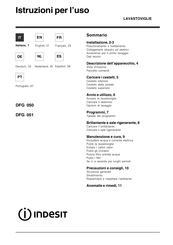 Indesit DFG 050 Manual De Instrucciones