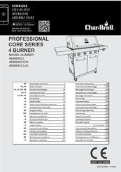 Char-Broil PROFESSIONAL CORE 468864021UK Instrucciones De Funcionamiento