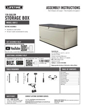 Lifetime 60012 Instrucciones De Ensamble