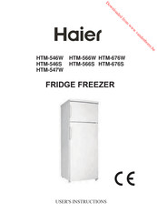 Haier HTM-547W Instrucciones Para El Usuario