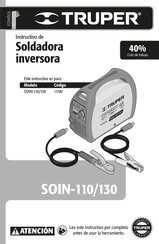 Truper SOIN-110/130 Instructivo