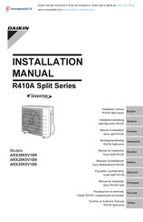 Daikin Split R410A Serie Manual De Instalación