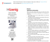 Hkoenig EXP530 Manual De Instrucciones