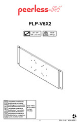 peerless-AV PLP-V6X2 Manual De Instrucciones