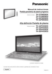 Panasonic TH-42PWD8ES Manual De Instrucciones