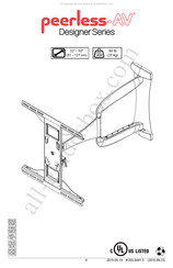 peerless-AV Designer SUA747PU Manual Del Usuario