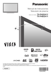 Panasonic VIERA TX-P46GA11 Manual De Instrucciones