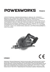 Powerworks PD24SCS Manual Del Operario