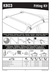 Yakima K803 Manual Del Usuario