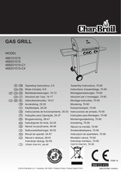 Char-Broil 468201015-C1 Instrucciones De Funcionamiento