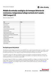 Rockwell Automation Allen-Bradley 5069-IY4 Instrucciones De Instalación