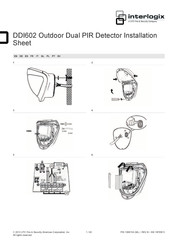 UTC Fire & Security Interlogix DDI602 Hoja De Instalación