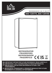 HOMCOM 800-129V70 Manual Del Usuario