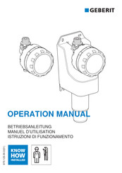 geberit HS01 Manual De Operación