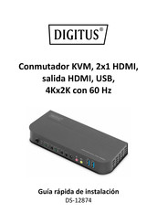 Digitus DS-12874 Guía Rápida De Instalación