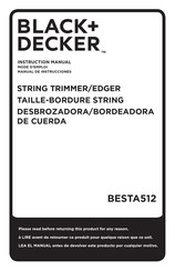 Black+Decker BESTA512CM-CA Manual De Instrucciones