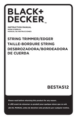 Black+Decker BESTA512 Manual De Instrucciones