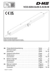 D+H VCD-0204-0 50-1-ACB-M Serie Manual Original