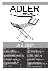 Adler europe AD 7821 Manual De Uso