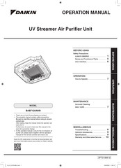 Daikin BAEF125AWB Manual De Operación