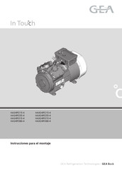 GEA Bock HAX34P/380-4 Instrucciones Para El Montaje