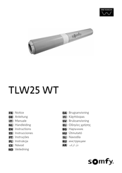 SOMFY TLW25 WT Instrucciones