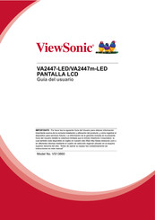 ViewSonic VA2447-LED Guia Del Usuario