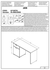 Dedeman JAN UP 00791 Instrucciones De Montaje