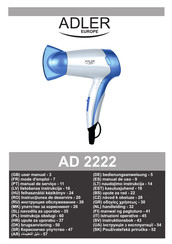 Adler europe AD 2222 Manual De Uso