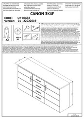 Forma Ideale UP 00638 Instrucciones De Montaje