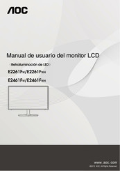 AOC E2261FW Manual De Usuario