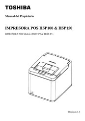 Toshiba HSP150 Manual Del Propietário