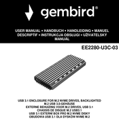 Gembird EE2280-U3C-03 Manual Del Usuario