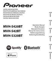 Pioneer MVH-S320BT Manual De Instrucciones