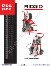 Ridge RIDGID KJ-2200 Manual Del Usuario