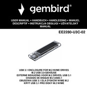 Gembird EE2280-U3C-02 Manual