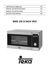 Teka MWE 230 G INOX VR01 Manual De Instrucciones