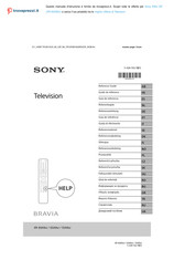 Sony XR-55A9 J Serie Guía De Referencia