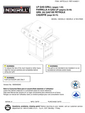 Nexgrill 720-0783D Manual Del Usuario