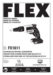 Flex FX1611 Manual Del Operador