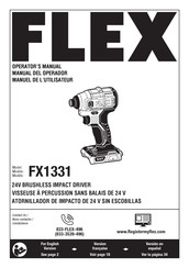 Flex FX1331 Manual Del Operador