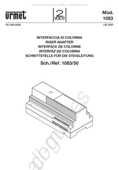 Urmet 1083 Manual De Instrucciones