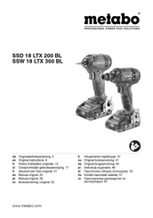 Metabo 602395800 Manual Original