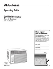Friedrich QuielMaster Heavy Duty SL25 Manual De Instrucciones